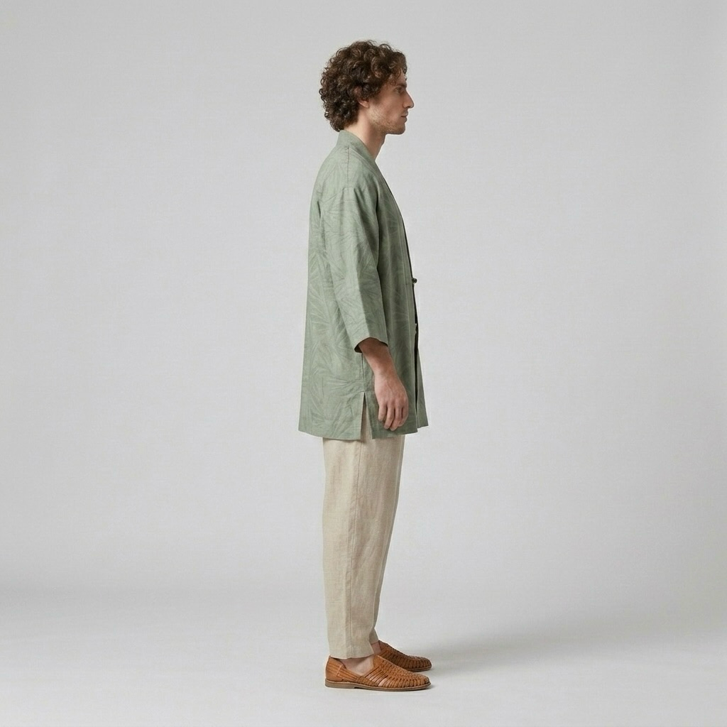 Open-Front Kimono Layer
