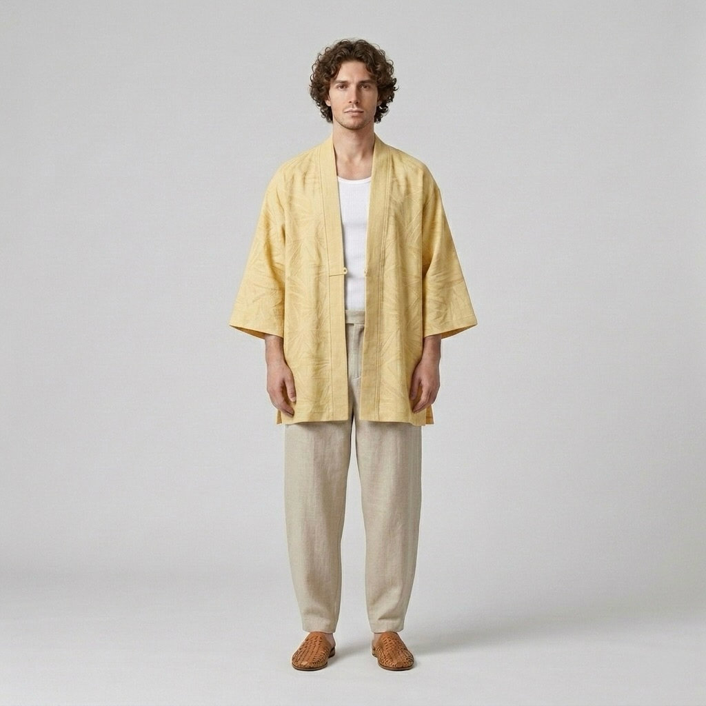 Open-Front Kimono Layer