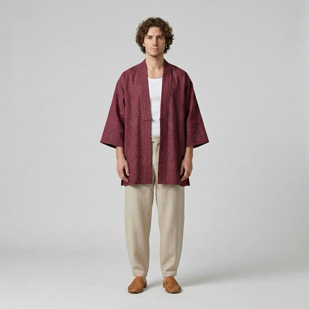 Open-Front Kimono Layer