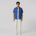 Short-Sleeve Linen-Blend Shirt