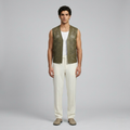 Cutwork Sleeveless Vest
