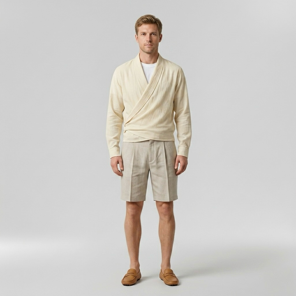 Lightweight Wrap Pullover