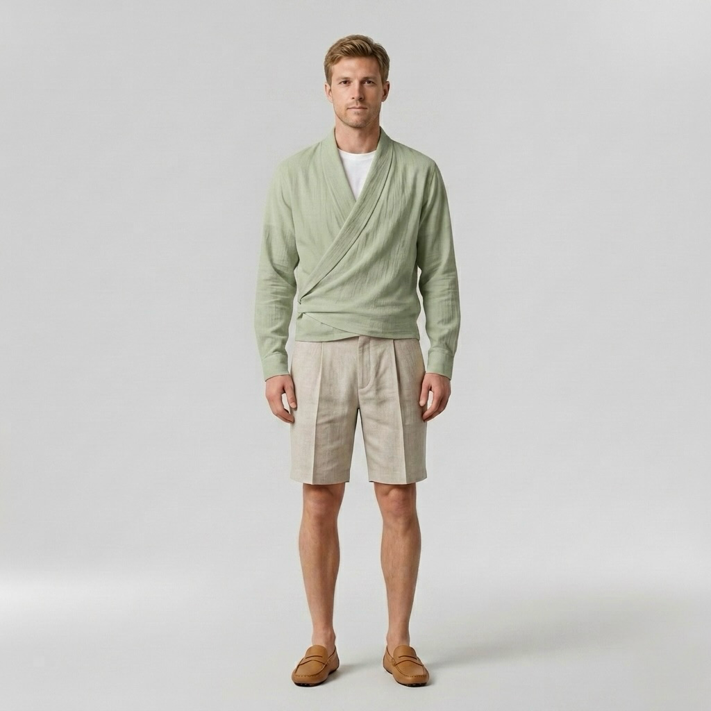 Lightweight Wrap Pullover