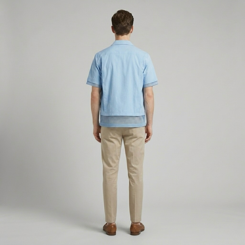 Panel-Detail Utility Shirt