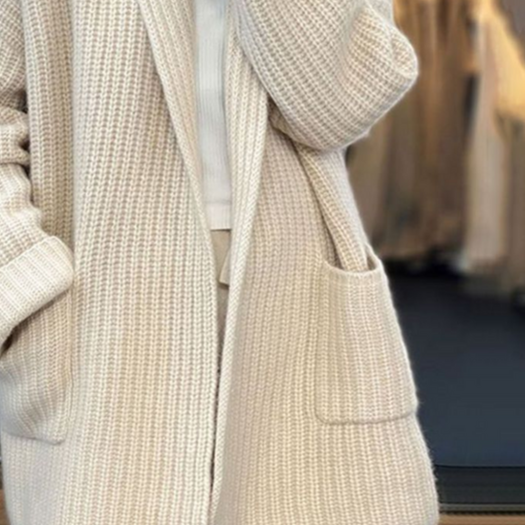 Oversized Ribbed Cardigan