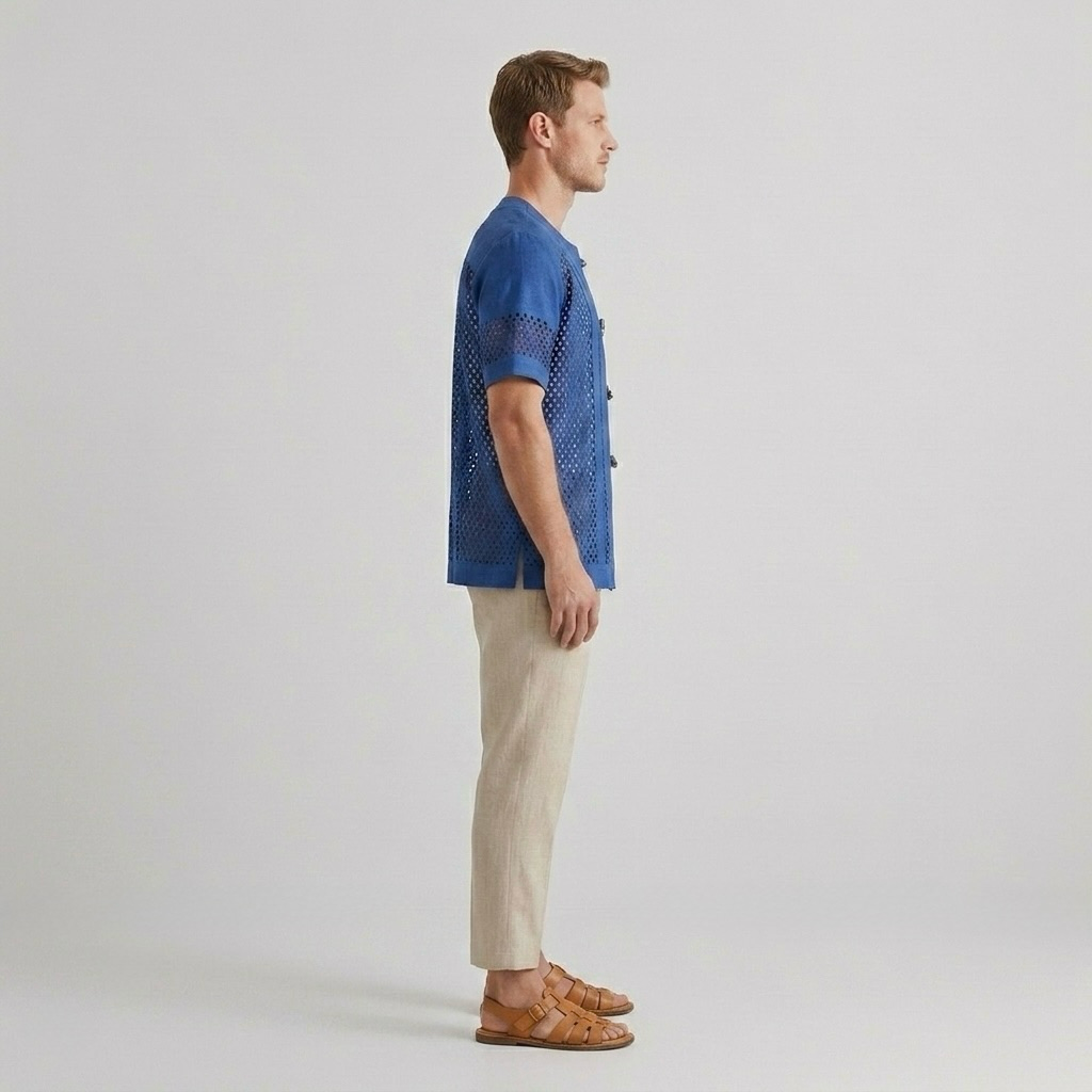 Toggle Mesh Camp Shirt