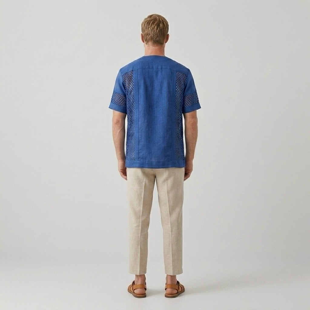 Toggle Mesh Camp Shirt
