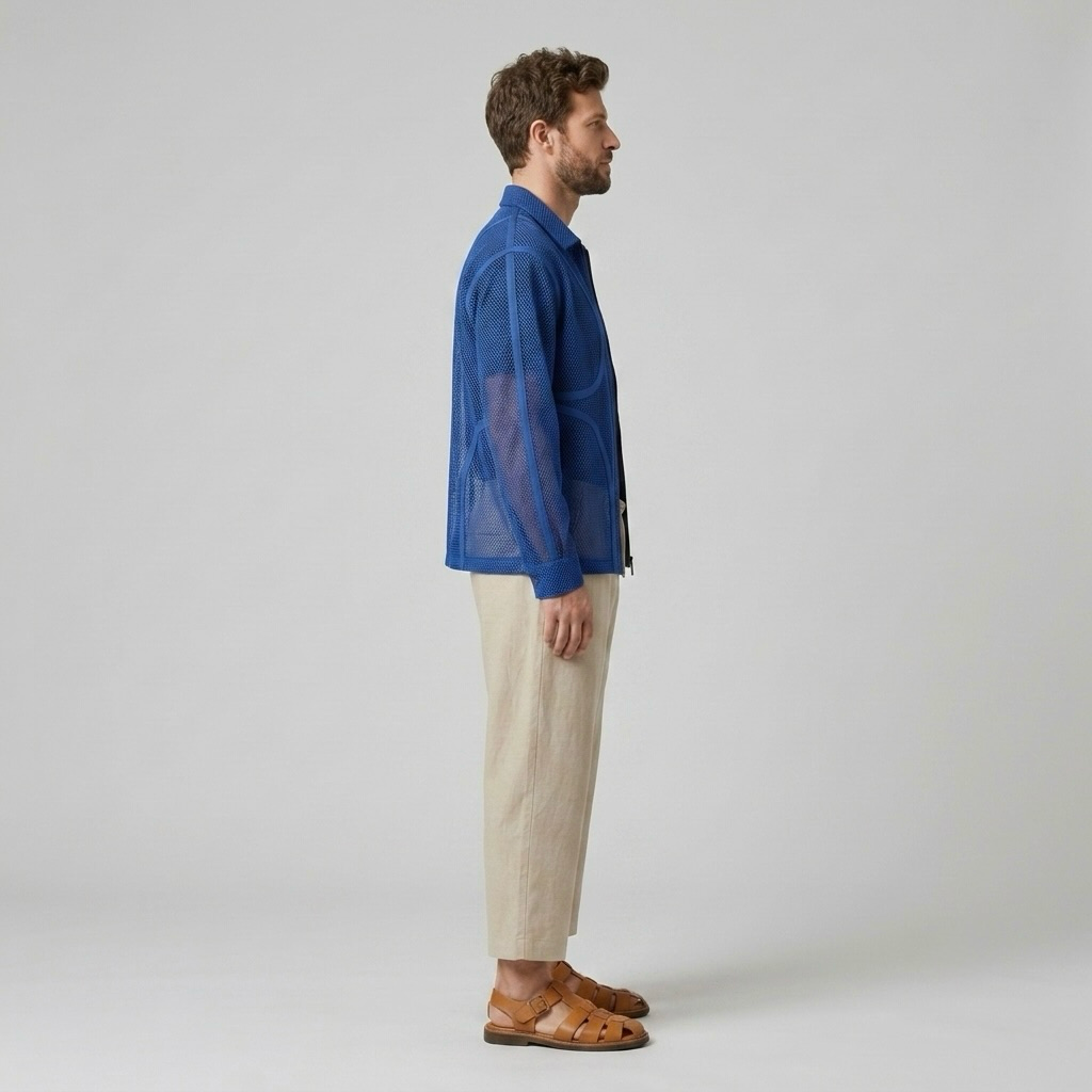 Lightweight Mesh Overshirt
