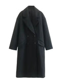 Classic Double-Breasted Trench Coat with Flattering Fit 0