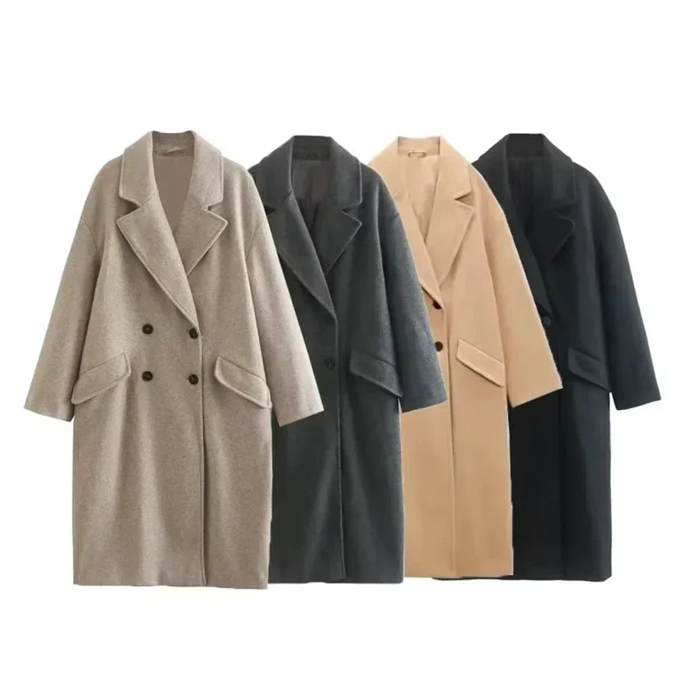 Classic Double-Breasted Trench Coat with Flattering Fit 6