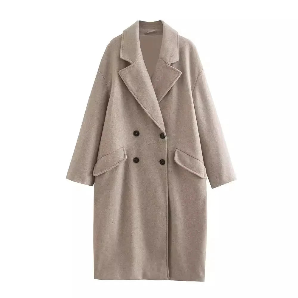 Classic Double-Breasted Trench Coat with Flattering Fit 8