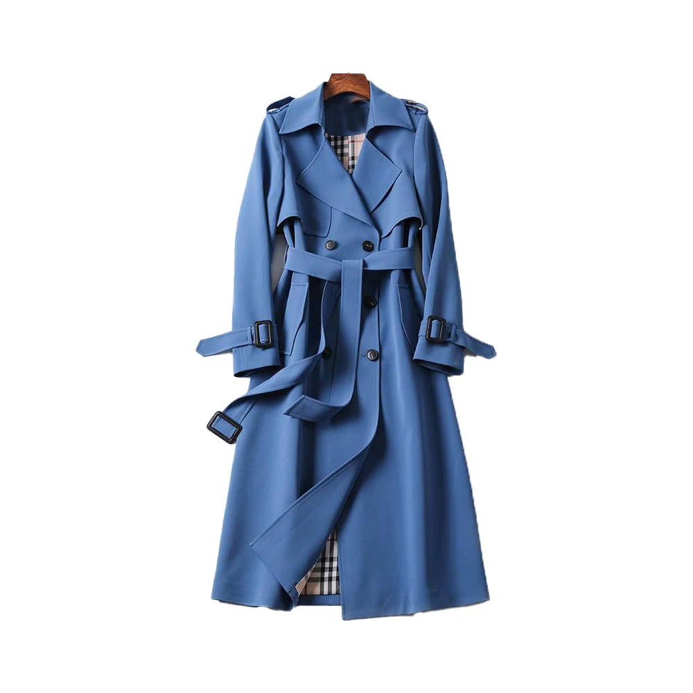 Flattering Trench Coat with Double Button Closure 6