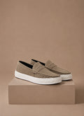 Men's Brown Loafers - Lightweight Slip-On Design for Summer Comfort 0