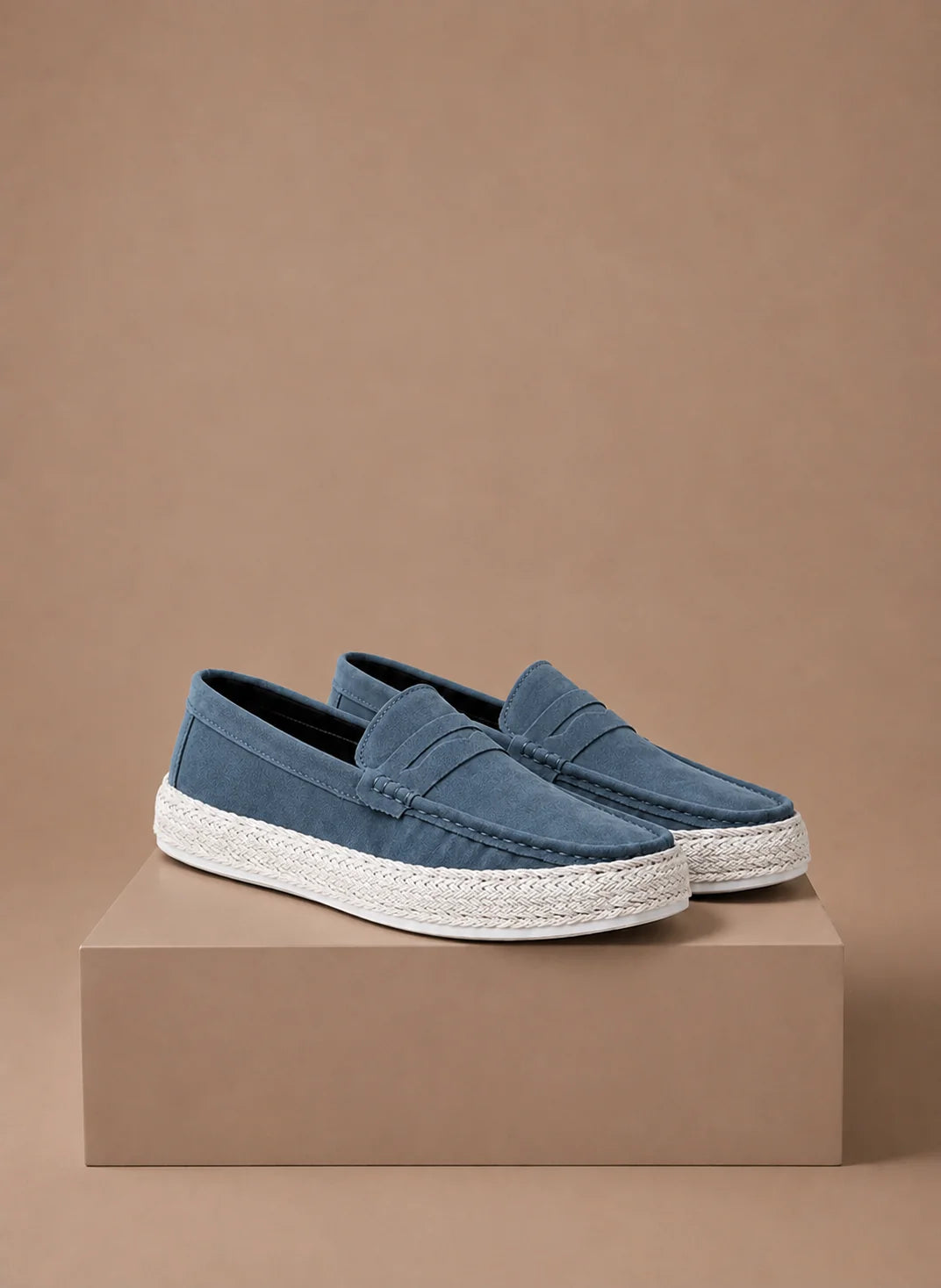 Men's Brown Loafers - Lightweight Slip-On Design for Summer Comfort 4