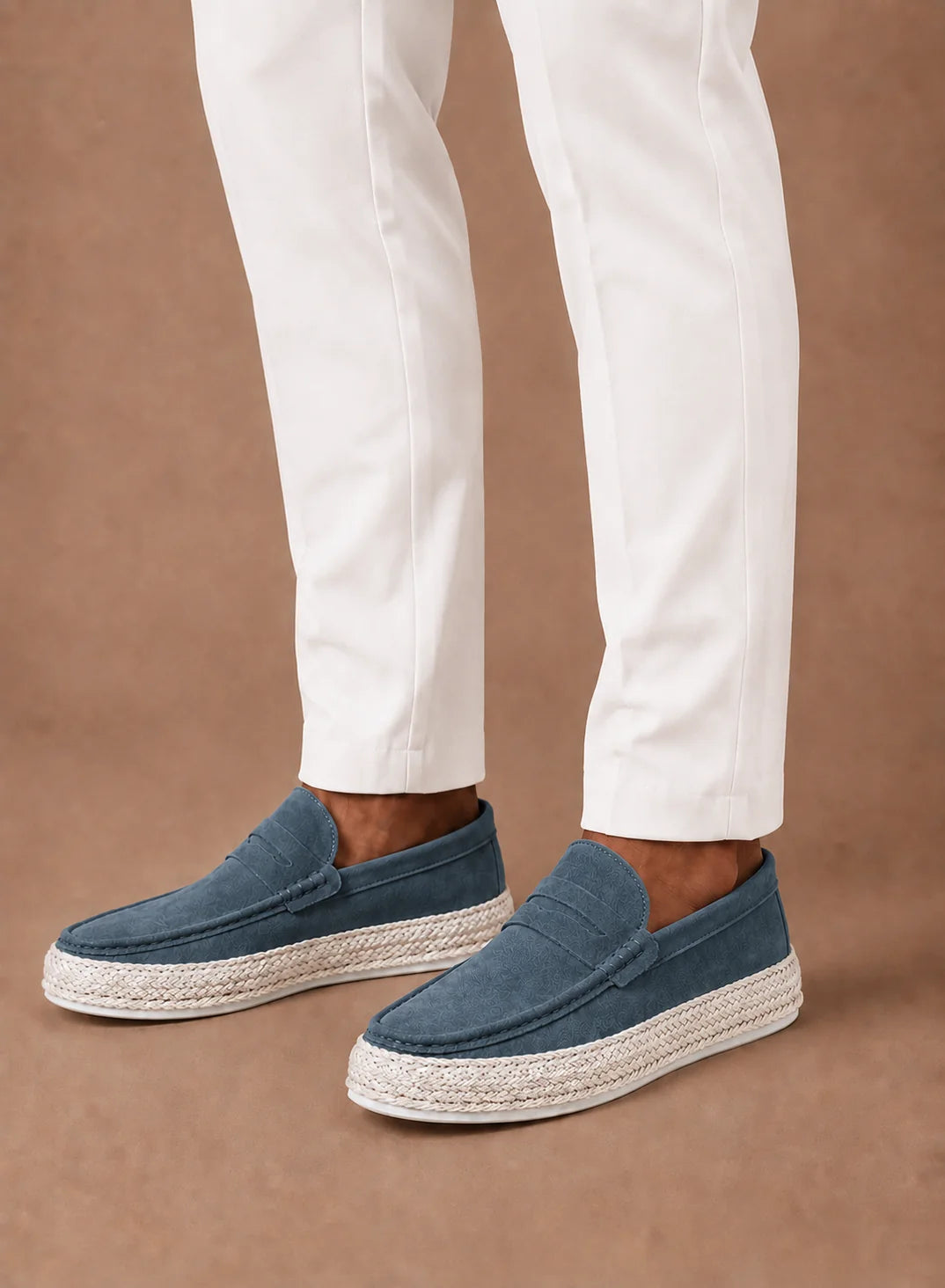 Men's Brown Loafers - Lightweight Slip-On Design for Summer Comfort 6