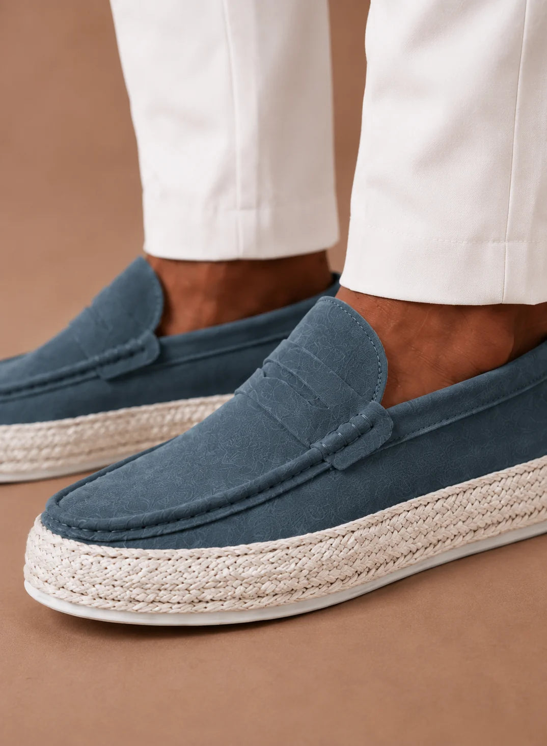 Men's Brown Loafers - Lightweight Slip-On Design for Summer Comfort 7