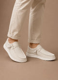 Men's Lightweight Breathable Linen Slip-On Loafers for Warm Weather 0