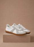 Men's Lightweight Low-Top Sneakers with Suede-Inspired Panels 0