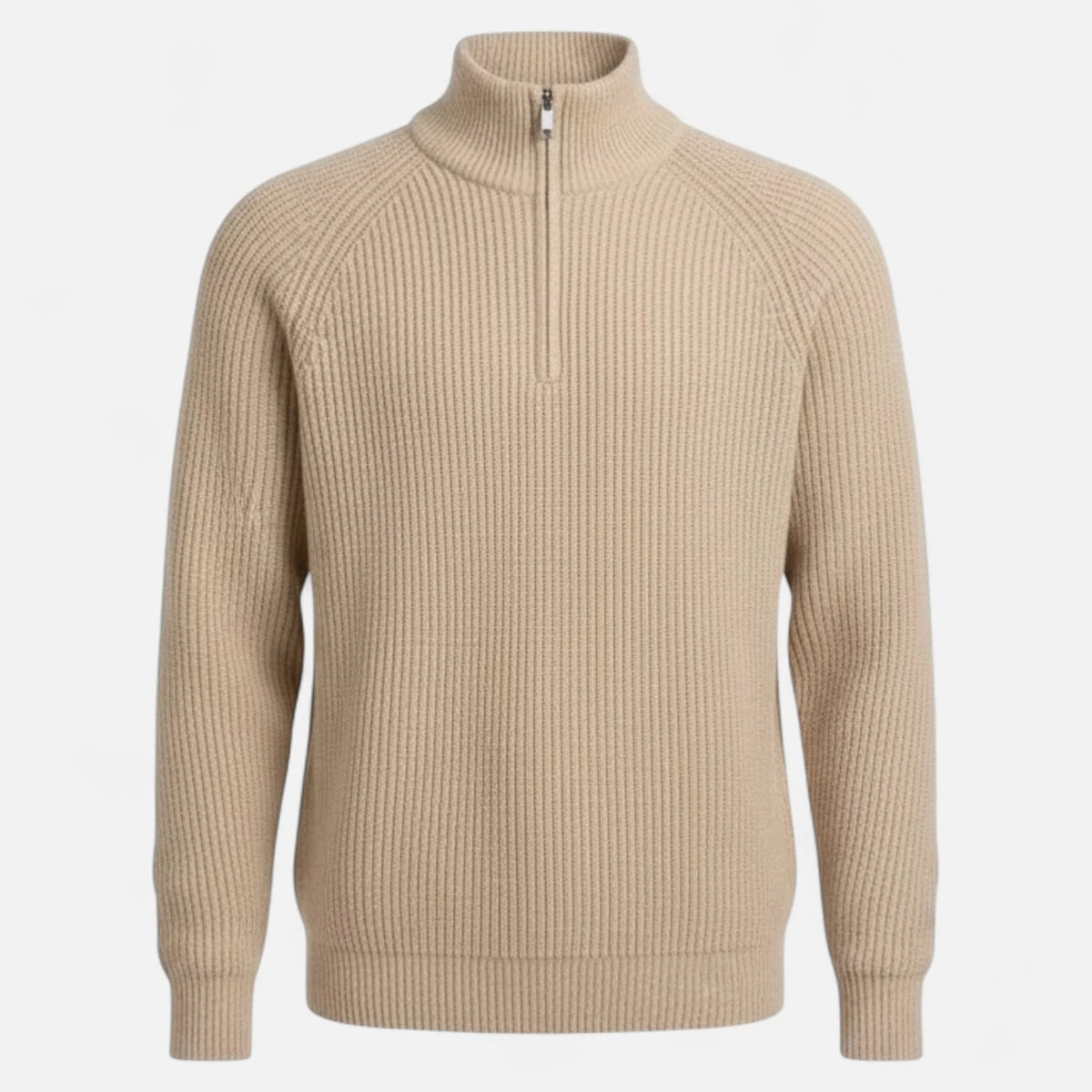 Men's Loose-Fit Knitted Sweater in Soft Fine-Knit Fabric 0