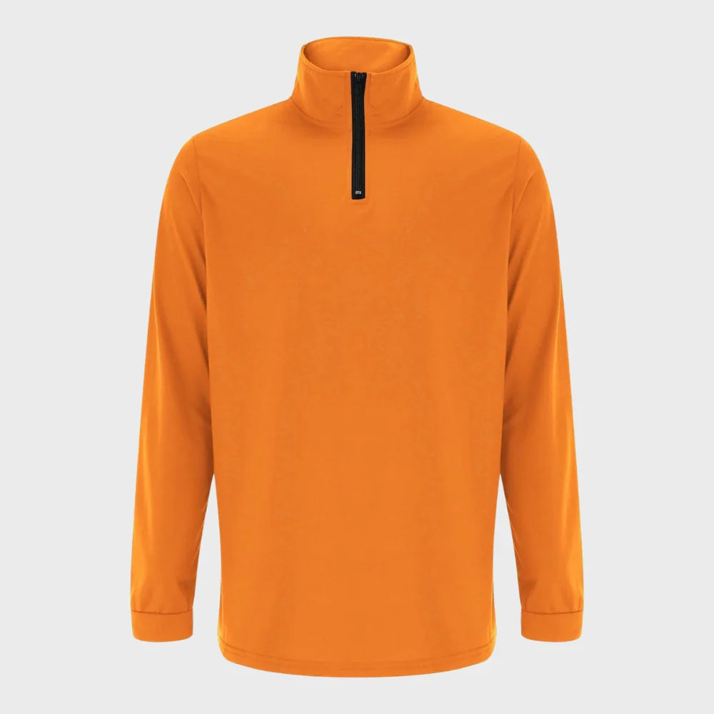 Men's Quarter-Zip Sweater with Stand-Up Collar 6