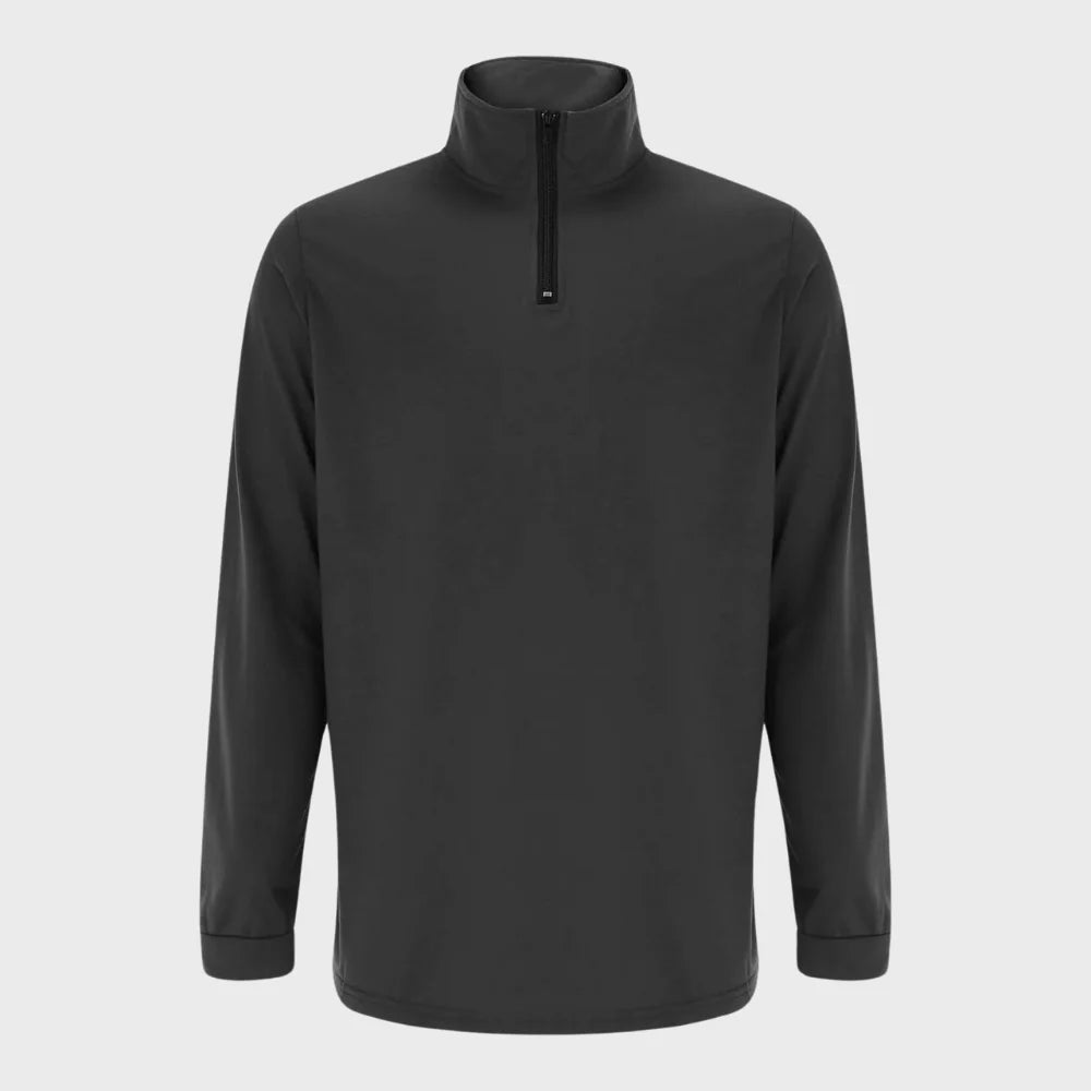 Men's Quarter-Zip Sweater with Stand-Up Collar 8