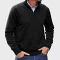 Men's Quarter Zip Sweater - Soft Knit for Smart-Casual Layering 0