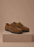 Men's Suede Loafers - Comfortable Slip-On Driving Shoes for Everyday Wear 0