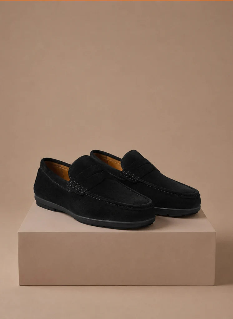 Men's Suede Loafers - Comfortable Slip-On Driving Shoes for Everyday Wear 6