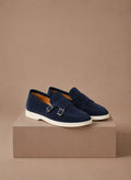 Men's Suede Loafers - Lightweight Slip-On Comfort for Everyday Style 0