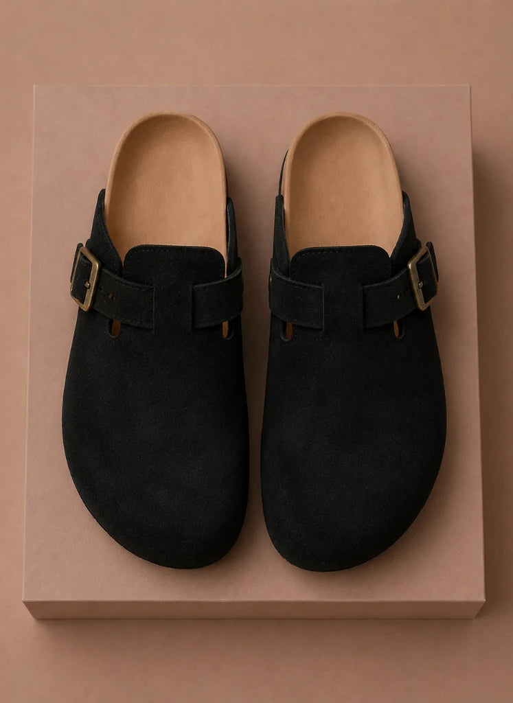 Men's Suede Slip-On Clogs with Cushioned Support for Everyday Comfort 7