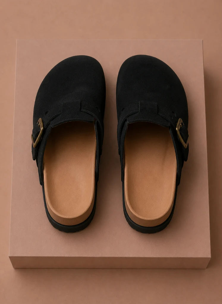 Men's Suede Slip-On Clogs with Cushioned Support for Everyday Comfort 8