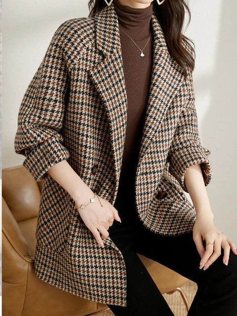 Check Blazer Jacket