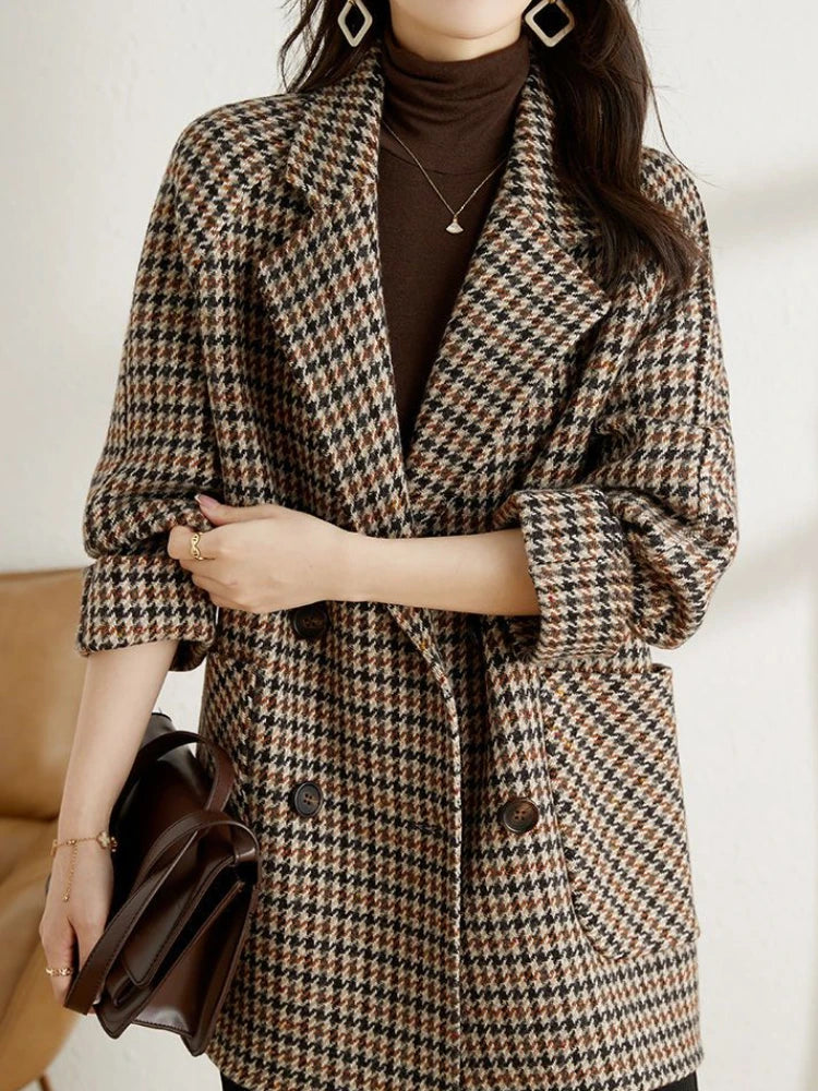 Check Blazer Jacket