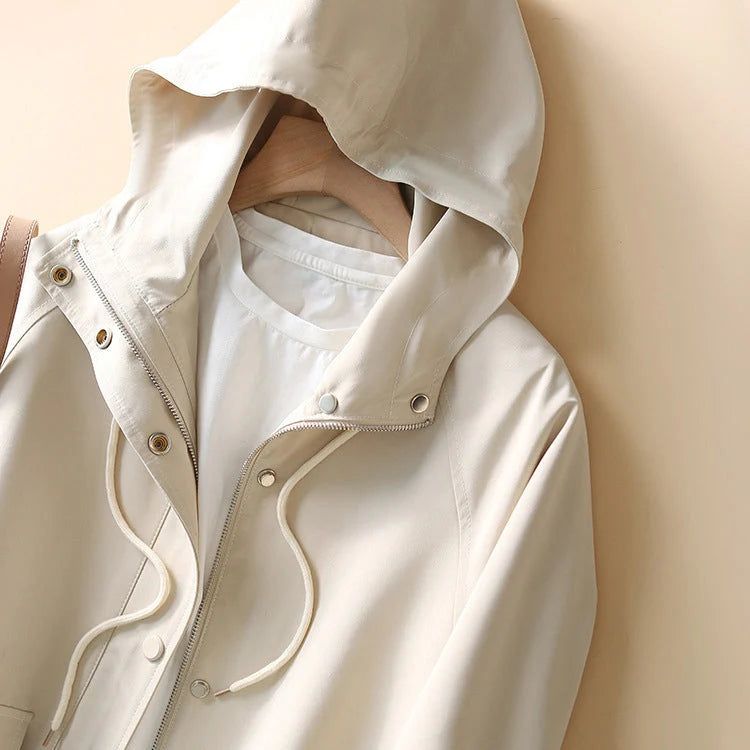 Oversized Hooded Trench Coat with Soft Warm Fabric 2