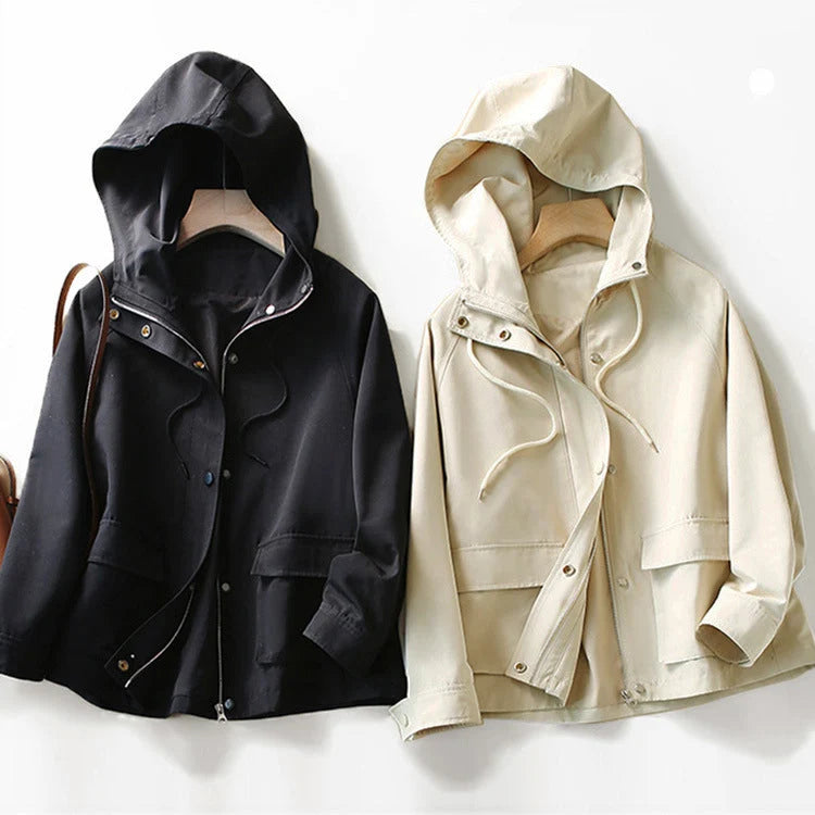Oversized Hooded Trench Coat with Soft Warm Fabric 3
