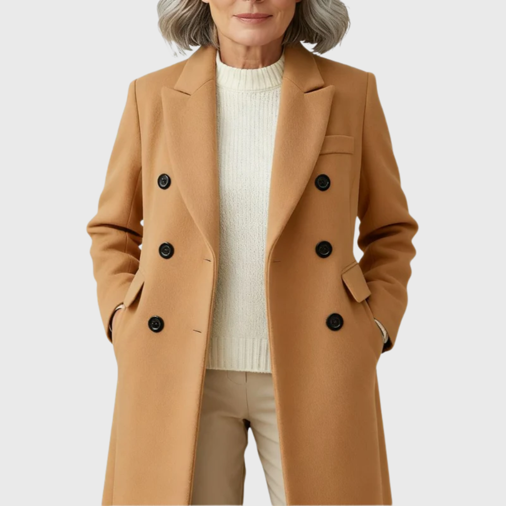 Classic Wool-Look Overcoat