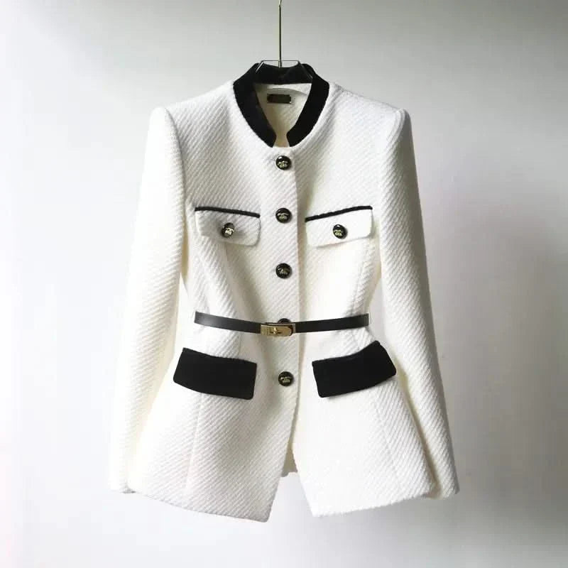 Tailored Jacket with Gold Buttons