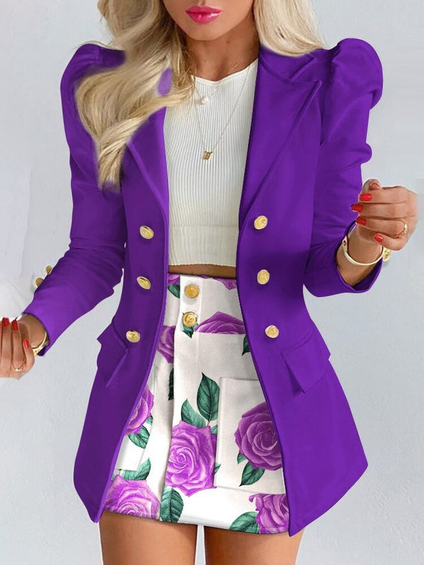Blazer and Skirt Co-ord Set