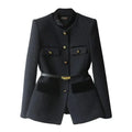 Tailored Jacket with Gold Buttons