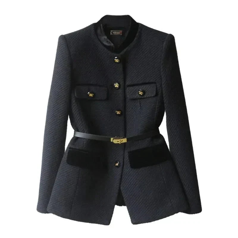 Tailored Jacket with Gold Buttons