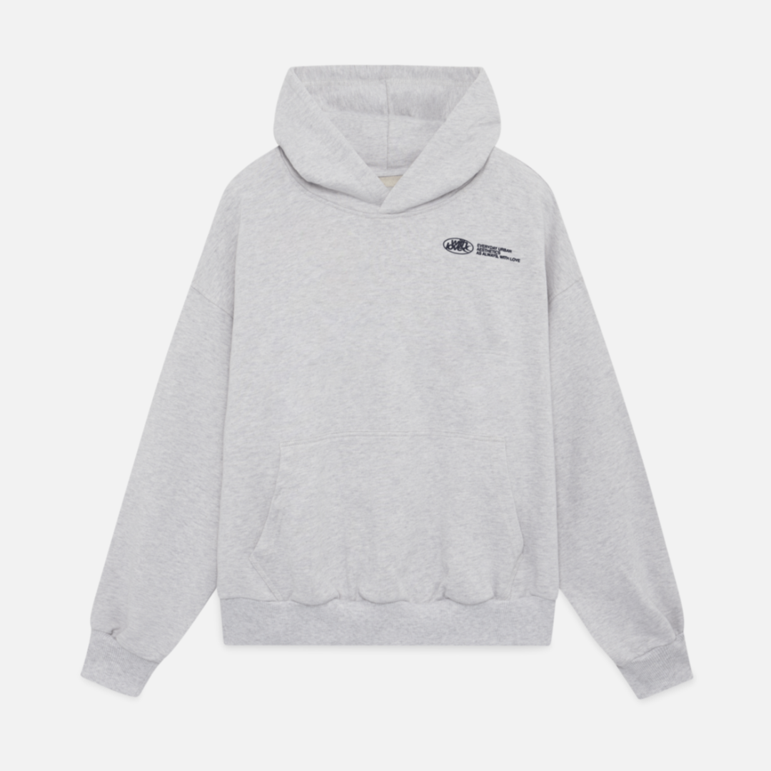 Unisex cotton blend pullover hoodie featuring elastic cuffs, perfect for casual wear and comfortable layering. 4