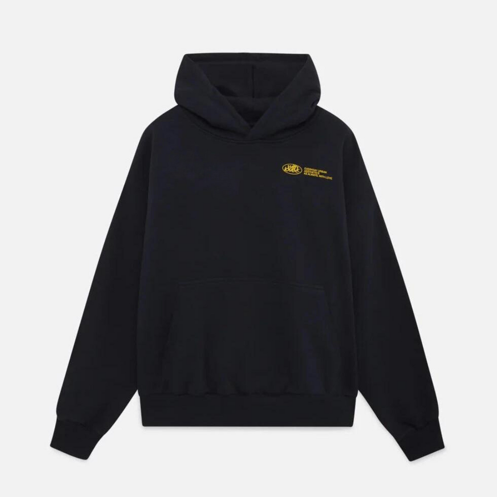 Unisex cotton blend pullover hoodie featuring elastic cuffs, perfect for casual wear and comfortable layering. 6