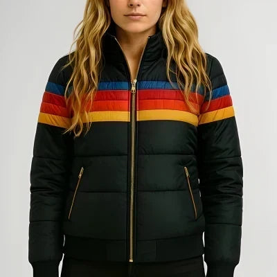 Striped Padded Jacket