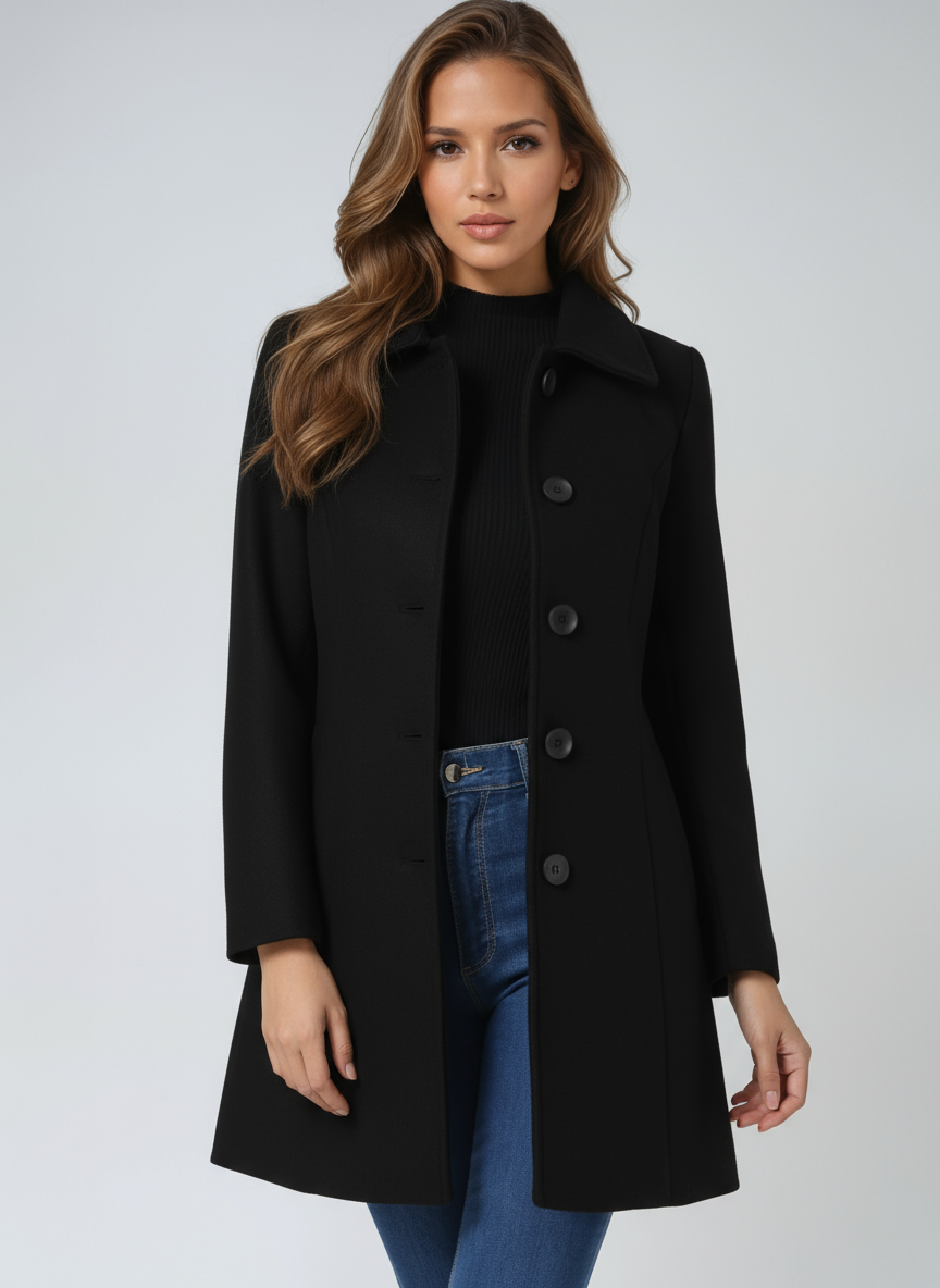 A-Line Midi Coat