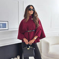 Women’s Belted Cape Jacket with Tailored Fit 0