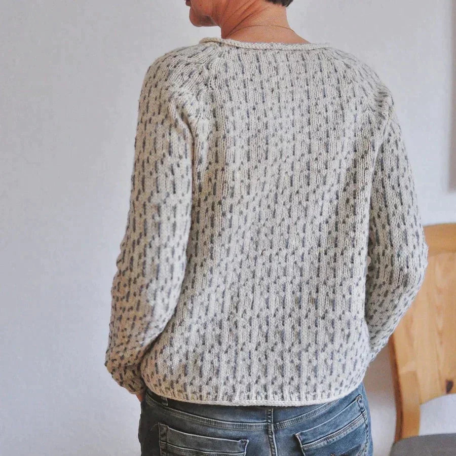 Women’s Casual Knit Sweater with Boat Neck and Relaxed Fit 4