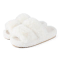 Women's Faux Fur Slide Slippers with Non-Slip Sole for Indoor Comfort 0