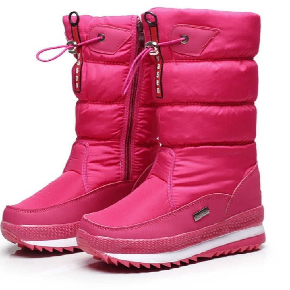 Women's Insulated Winter Zipper Boots for Cold Weather 0