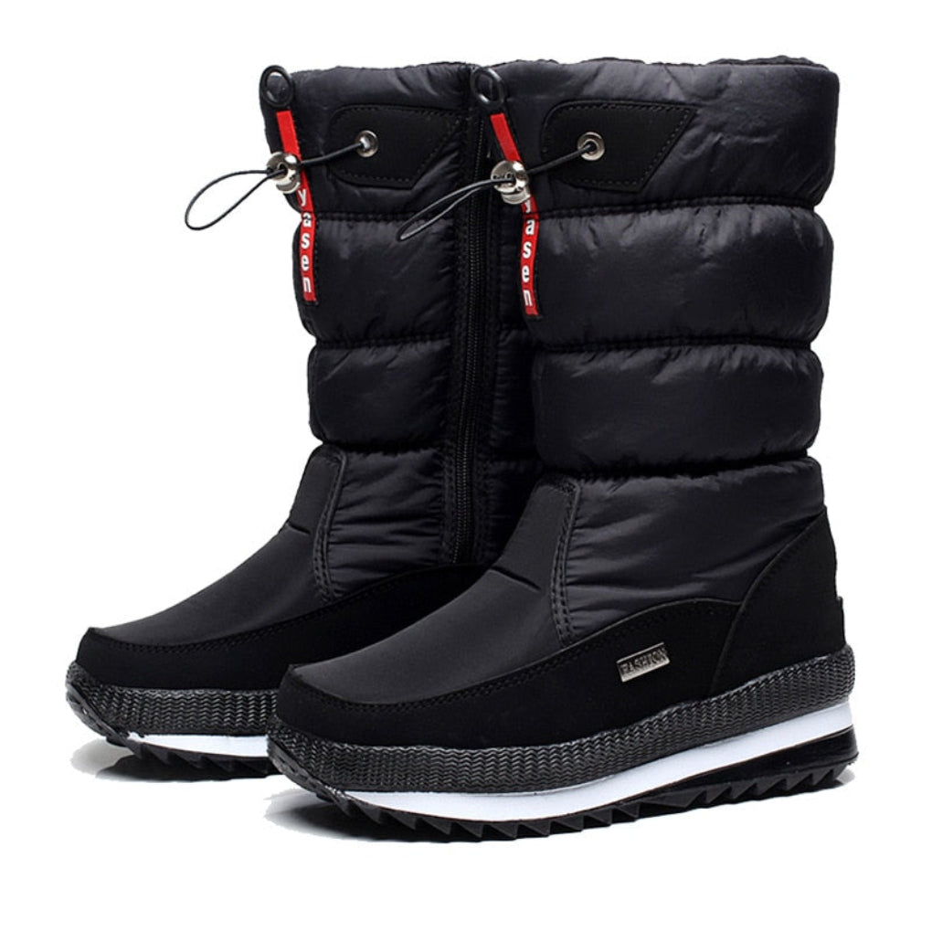 Women's Insulated Winter Zipper Boots for Cold Weather 1