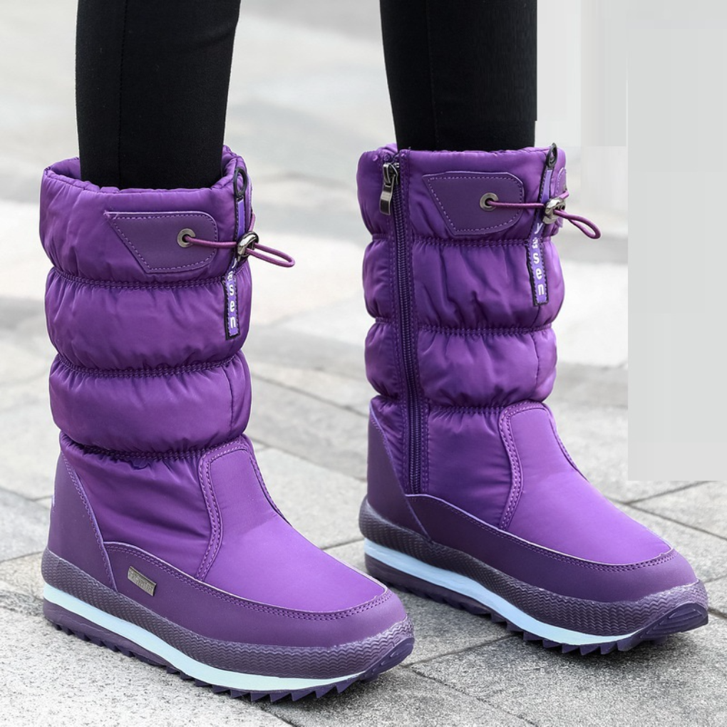 Women's Insulated Winter Zipper Boots for Cold Weather 2